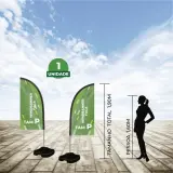 Windbanner Faca 2m Kit Completo 2