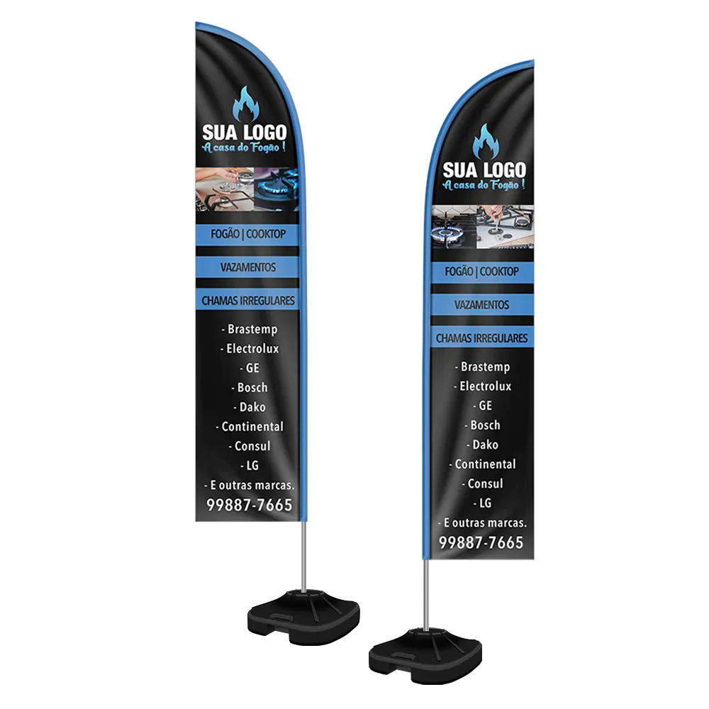 Windbanner Faca 3m Kit Completo