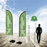 Windbanner Faca 3m Kit Completo 2