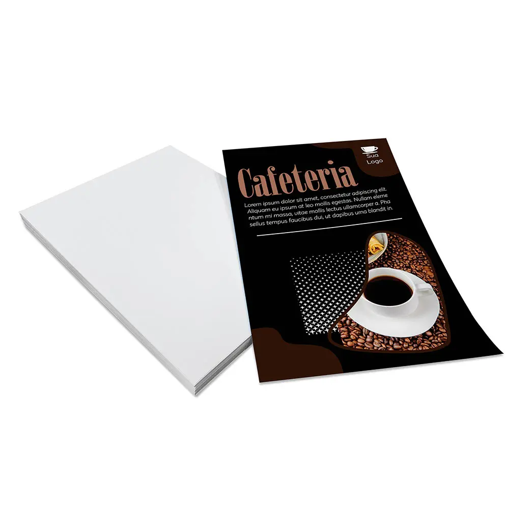 Panfleto 10x15cm Couche 90g Colorido Frente