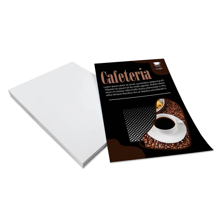 Panfleto 10x15cm Couche 90g Colorido Frente